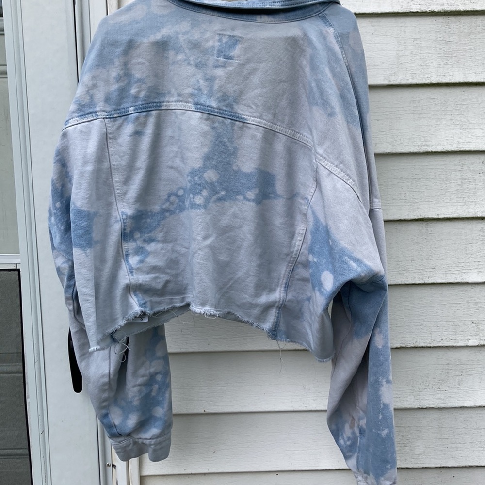 Wild Fable XL Bleached Cutoff Jean Jacket - Picture 9 of 10